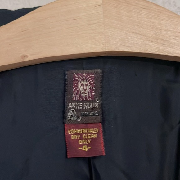 Anne Klein Dress Gold Button Career Black Size 4 - Picture 2 of 8